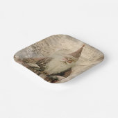  kerstvakantie papieren bordje (Gebogen)