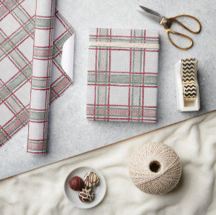 Kerstvakantie Plaid  Cadeaupapier