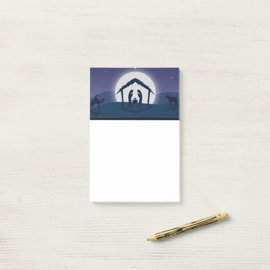 kerstvakantie post-it® notes (Op bureau)