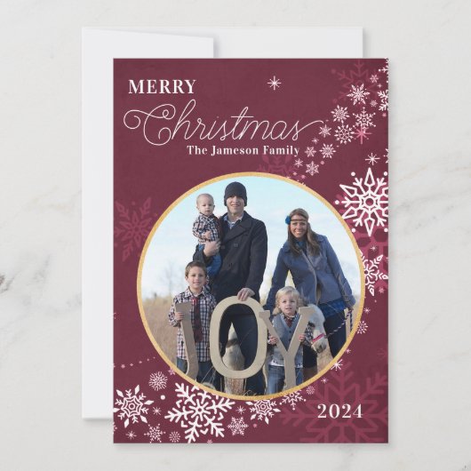 Kerstvakantie Prentbriefkaart Kaart (Voorkant)