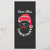 Kerstvakantie Prettig Kerst Dinner Menu (Achterkant)