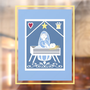 kerstvakantie raamsticker