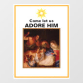 kerstvakantie raamsticker (Vel)