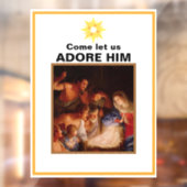 kerstvakantie raamsticker (Vel 2)