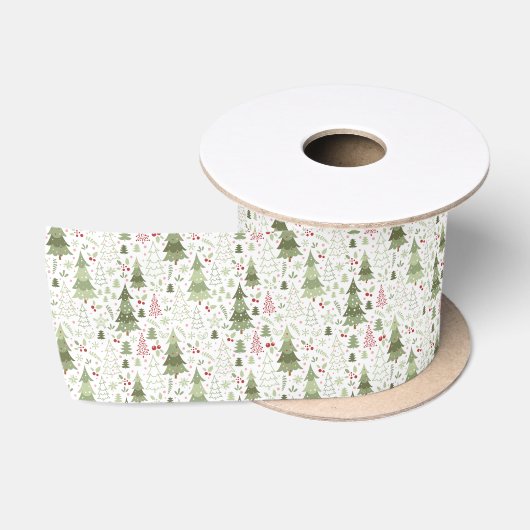 Kerstvakantie satijnen lint (Spoel)
