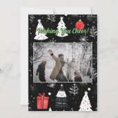 Kerstvakantie Seizoen Pine Tree Gift Photo Card Feestdagenkaart (Voorkant)