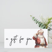 Kerstvakantie Sint Watercolor (Staand voorkant)