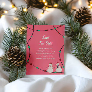 Kerstvakantie – Sneeuwmannenduo & Lichtjes  Save The Date
