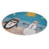 kerstvakantie snijplank (Hoek)