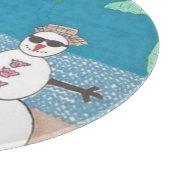 kerstvakantie snijplank (Hoek)