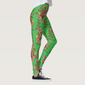 Kerstvakantie Snoepriet Abstract Leggings (Rechts)