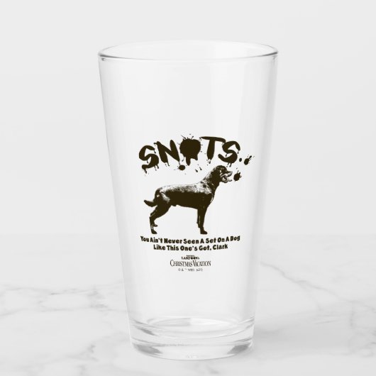 kerstvakantie | Snots Glas (Voorkant)
