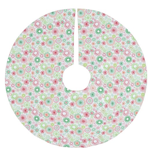 Kerstvakantie  spiralen kerstboom rok (Voorkant)