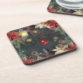 Kerstvakantie Splendor Bier Onderzetter (Linkerzijde)