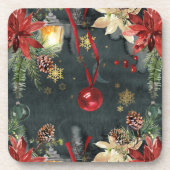 Kerstvakantie Splendor Bier Onderzetter (Voorkant)