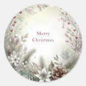 Kerstvakantie Sticker (Voorkant)