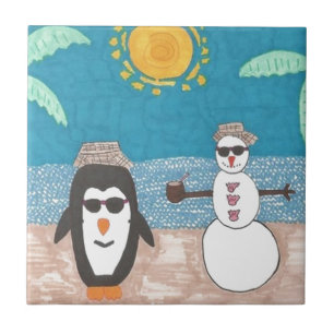 kerstvakantie tegeltje