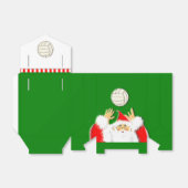 Kerstvakantie volleybal bedankdoosjes (Uitgevouwen)