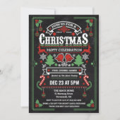 Kerstvakantie Winter Party uitnodiging (Voorkant)