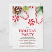 Kerstvakantie Winterfeest Uitnodiging (Voorkant)