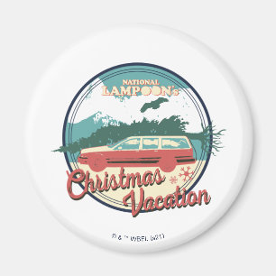 kerstvakantiebadge op nationaal Lampoon Magneet