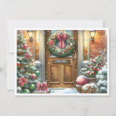 Kerstvakantiefeestje Kaart (Achterkant)