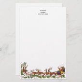 Kerstvakantiekerstdag — Sinterklaas #4 Briefpapier (Voorkant / Achterkant)