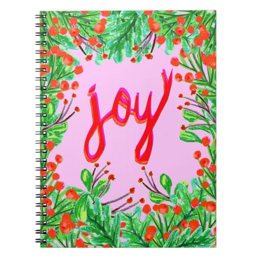 Kerstval - Joy Notitieboek (Voorkant)