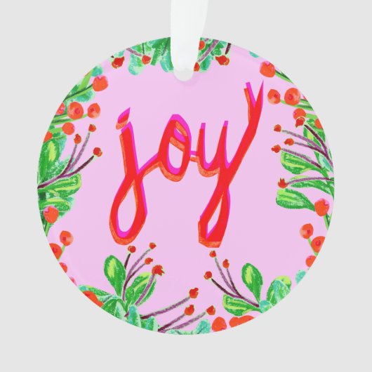 Kerstval - Joy Ornament (voorkant)
