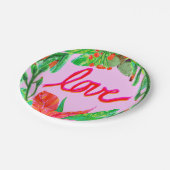 Kerstval - Liefde Papieren Bordje (Gekanteld)