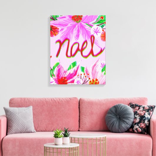 Kerstval - Noel Canvas Afdruk (Insitu (Woonkamer))