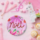 Kerstval - Noel Papieren Bordje (Feest)