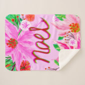 Kerstval - Noel Sherpa Deken (Voorkant (horizontaal))