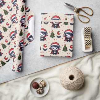 Kerstvampier Cadeaupapier
