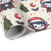 Kerstvampier Cadeaupapier (Rol Hoek)