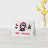 Kerstvampier Kaart (Gele Bloem)