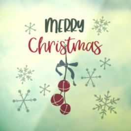 Kerstvenster of wandbekleding raamsticker