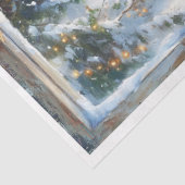 Kerstvenster Tissuepapier (Detail)