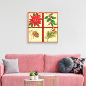 Kerstvenstercanvas afdrukken (Insitu (Woonkamer))