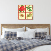 Kerstvenstercanvas afdrukken (Insitu (Slaapkamer))