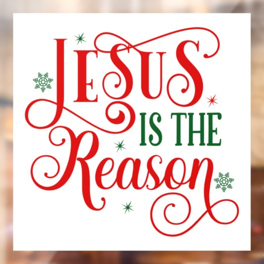 kerstvensterkoeling raamsticker (Vel 2)