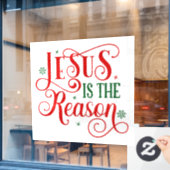 kerstvensterkoeling raamsticker (Cafe Raam)