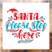 kerstvensterkoeling raamsticker (Vel 2)