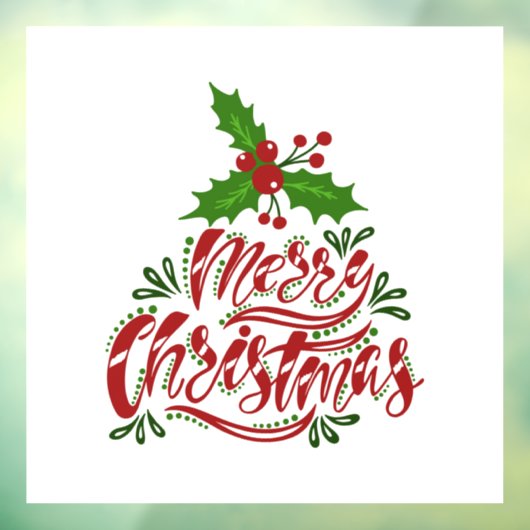 kerstvensterkoeling raamsticker (Vel 3)