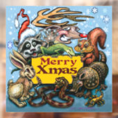 kerstvensterkoeling raamsticker (Vel 2)