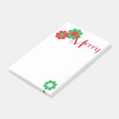  kerstventilatorkracht post-it® notes (Schuin)