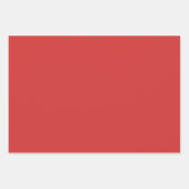 Kerstverf spatter in Retro Red en Olive Green Inpakpapier Vel (Voorkant 3)