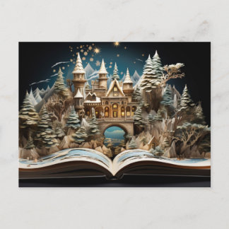 Kerstverhaal Castle Pop-Up Wonderland Feestdagenkaart