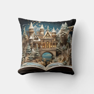 Kerstverhaal Castle Pop-Up Wonderland Kussen