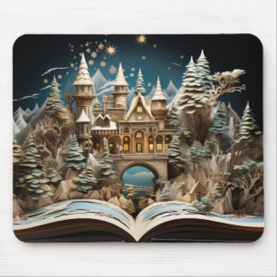 Kerstverhaal Castle Pop-Up Wonderland Muismat